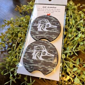 Camouflage Car Coaster Set for Men